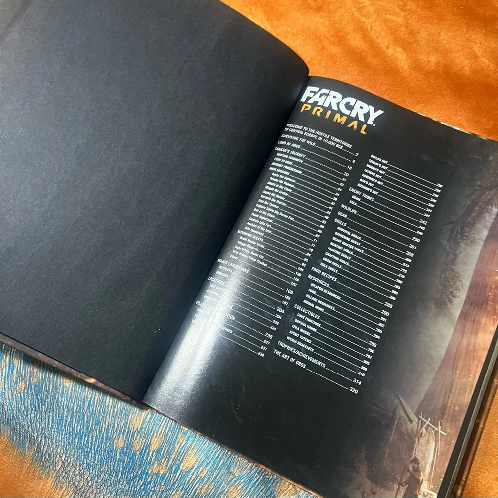 Far Cry Primal Collector’s Edition Guide Hardcover Book